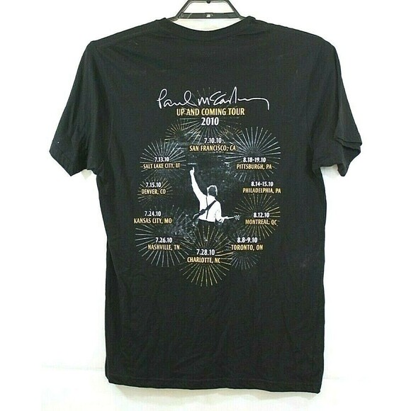Paul McCartney Concert T Shirt Vintage 2010 Up And Coming Tour Live Mens XL - Picture 4 of 5